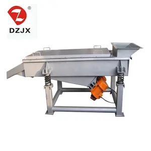 Grading DZJX Industrial Automatic Linear Vibrating Screen Sieve Size Sorting Grading Machine For Coffee Beans Peanut Cardamom