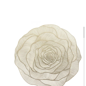 Romantiche tovagliette da tavolo con Rose resistenti al calore tappetini da tavolo lavabili e resistenti impermeabili impermeabili per il banchetto - Product Image 2