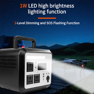 Estación de Energía Portátil para Exteriores de 1500W, Panel Solar, Carga para Automóvil, Onda Sinusoidal Pura, CA 220V, CC 12V/24V, Linterna, Carga Rápida Inalámbrica - Product Image 4