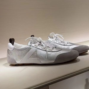 Zapatos Planos de Ballet de Marca de Lujo, Casuales, Transpirables, de Cuero Genuino, Ligeros, Deportivos, con Amortiguación para Caminar y Correr - Product Image 2