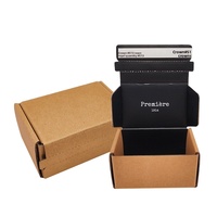 Boîte d'expédition personnalisable de haute qualité pour avions, en carton ondulé kraft avec bande de déchirement, couleur personnalisable, pour cadeaux