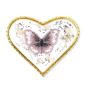 Paleta de Acrílico para Decoración de <span class=keywords><strong>Uñas</strong></span> <span class=keywords><strong>con</strong></span> Cristal de Ágata, Diseño de Estrella de Cinco Puntas, Amor y Mariposa, Herramientas para Pintar <span class=keywords><strong>Uñas</strong></span>, Nuevo - Product Image 1