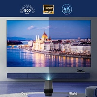 Proyector Hotack X7AD Full HD 1080P, Cine en Casa, Video 4k, Proyector LCD Portátil Inteligente con Android y Google TV