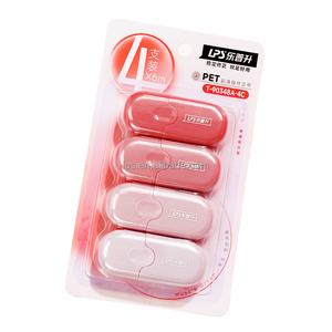 Ensemble de rubans correcteurs <span class=keywords><strong>d</strong></span>égradés Kawaii (lot de 4) - Rubans correcteurs <span class=keywords><strong>d</strong></span>égradés colorés et vibrants, mini format avec cartes blister - Product Image 5