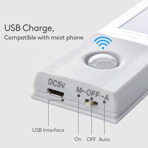 Có thể sạc lại cảm biến chuyển động 40cm 60cm nhà bếp Showcase Dimmable USB có thể sạc lại dẫn ánh sáng tủ - Product Image 6