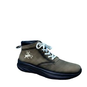 Chaussures en daim de chèvre, cuir véritable, confortables, durables, semelle en caoutchouc souple, toutes saisons - Product Image 1