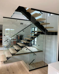 <span class=keywords><strong>Escalones</strong></span> <span class=keywords><strong>de</strong></span> vidrio personalizados <span class=keywords><strong>para</strong></span> residencia <span class=keywords><strong>Escaleras</strong></span> rectas Escalera recta <span class=keywords><strong>de</strong></span> vidrio <span class=keywords><strong>de</strong></span> hoja bilateral moderna en forma <span class=keywords><strong>de</strong></span> I - Product Image 4