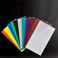 Feuille de polystyrène 10 mm 3 mm imprimée UV, colorée, pour publicité, facile à découper, en PMMA/PS/Mica acrylique