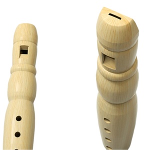 Flauto verticale a 6 fori in legno a sei fori per principianti strumento a fiato illuminazione per bambini giocattolo musicale in legno flauto - Product Image 3