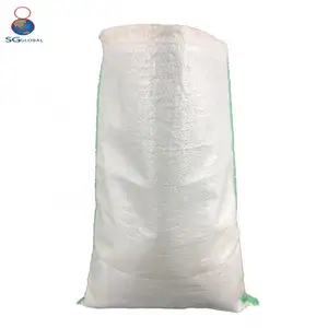 Fabricante de China plastico personalizada sacos de rafia bolsa tejida de polipropileno de embalaje para harina arroz trigo
