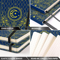 Cuaderno Vintage A3 personalizado Phnom Penh diseño de comercio exterior libro de escritura Dorado Americano europeo Regalo De cuero interior grueso