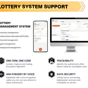 Vente en gros directe usine de jeu de loterie à tickets instantanés, personnalisé, à haute sécurité, avec données variables et gameplay - Product Image 4
