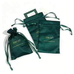 Sac en satin à cordon personnalisé avec logo OEM/ODM, idéal pour sous-vêtements, maillots de bain, vêtements, cadeaux, sac anti-poussière en soie – Grande Vente - Product Image 2