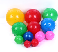Ballons gonflables amusants pour enfants, jouets en caoutchouc, ballons à picots de dessin animé, grands ballons de massage pour le développement des enfants