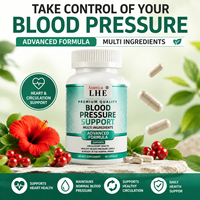 Complément de Soutien Sanguin de Haute Qualité avec Baies d'Aubépine, Hibiscus, Ail et Vitamine B12 – Capsules de Soutien Sanguin pour la Santé
