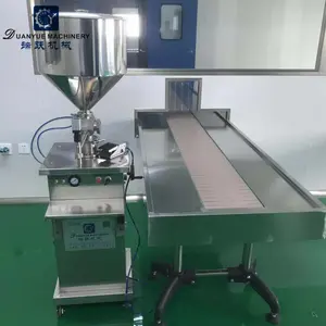 Semi-automatic Cosmetic Lotion And Face Cream Pneumatic Liquid And Paste Filling Machine