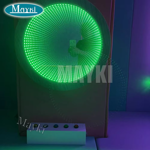 Esperienza Sensoriale con Specchio Infinito Rotondo, Tunnel a Specchio Infinito con Cambio Colore per Esplorazione Sensoriale e Gioco per Bambini - Product Image 3