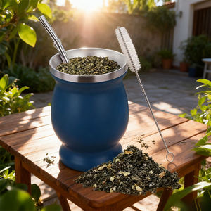 280ml Yerba <span class=keywords><strong>Mate</strong></span> Becher aus Edelstahl, Doppelwandig Vakuumisoliert mit Strohhalm, Individuelles Logo, BPA-frei, Klassisch für Hochzeit und Büro, <span class=keywords><strong>Cola</strong></span>-geeignet - Product Image 4