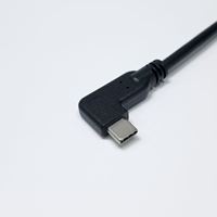 محول OTG بزاوية 90 درجة من النوع C ذكر إلى USB A أنثى مع كابل قصير لنقل البيانات يدعم التخصيص