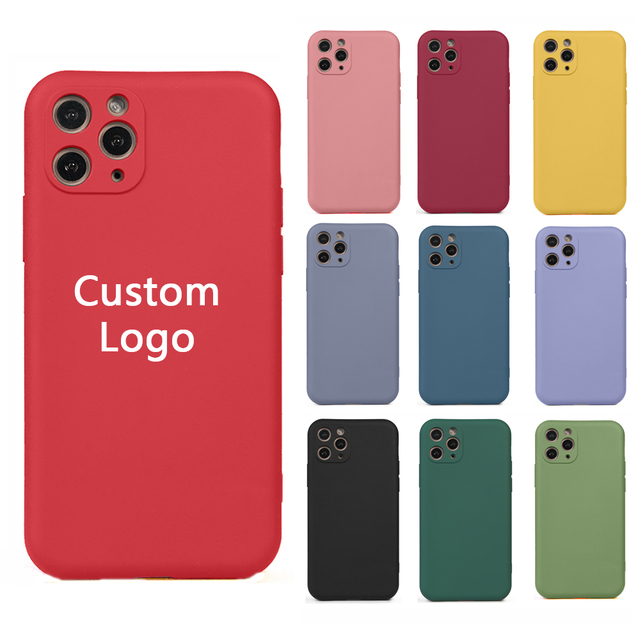 2023 TOP Sell Mobile Phone Case for iPhone 14 13 12 11 Pro Max TPU Silicone Custom Logo Color Phone Cover for iPhone XR XS SE3