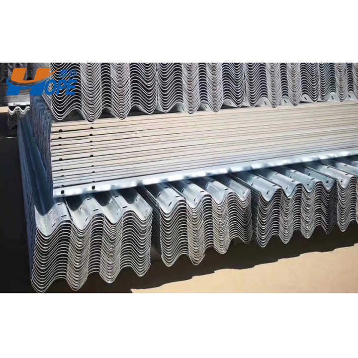 Highway Guardrail w Beam Guard Rail Corrugated Guardrail Crash Armco ...