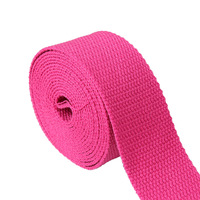 Sangle en coton polyester sergé écologique et colorée pour sacs et chaussures