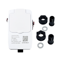 Compteur d'eau à ultrasons LoRaWAN DN15 IP68 4G/NB-IoT/RS485/Modbus avec sortie impulsionnelle, numérique sans fil, boîtier plastique, OEM