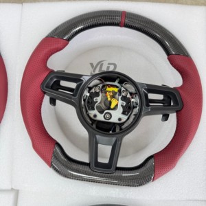 Volante Personalizado YLD en Alcántara, Compatible con <span class=keywords><strong>Porsche</strong></span> 911.2 971 959 718 Macan Cayman 991, Nuevo Volante Mejorado - Product Image 6