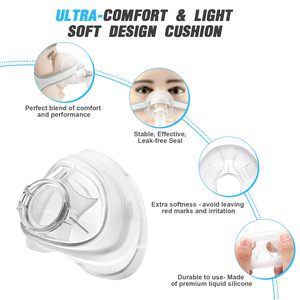 Coussinets nasaux en silicone médical personnalisés pour <span class=keywords><strong>masque</strong></span> <span class=keywords><strong>CPAP</strong></span> AirFit N20, moulage par injection LSR, usine proposant des services de découpe et de traitement - Product Image 3