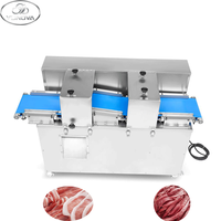 Trancheuse à viande multifonctionnelle, deux moteurs en cuivre de 1500 W, tranchage, décapage, découpage en dés, boîtier en acier inoxydable