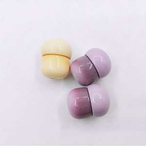 Nuevo 5ml pequeño hongo bálsamo labial labio esmalte botella encantador avellana envase cosmético - Product Image 1