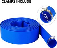 1 ",1.25",1.5 ",2",2.5 ",3",4 ",5",6 ",8",10 "PVC plat bleu tuyau PVC Prix
