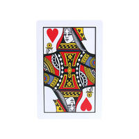 Jeu de cartes à jouer bicolores directement de l'usine, cartes de poker personnalisées avec logo, boîte en plastique, livraison rapide, vente en gros, fournisseur pour revendeurs
