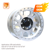Jante Beadlock en alliage d'aluminium de luxe tout-terrain pour ATV et UTV, 6x139.7, 17 pouces, concave profond, couleur cuivrée