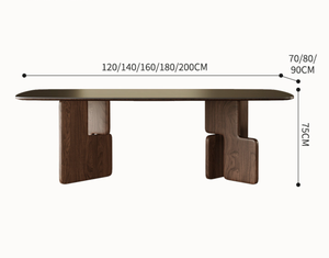 <span class=keywords><strong>Tavolo</strong></span> da Pranzo in Ardesia, <span class=keywords><strong>Tavolo</strong></span> Lungo per Soggiorno, da Posizionare Contro il <span class=keywords><strong>Muro</strong></span>, Set <span class=keywords><strong>Tavolo</strong></span> da Pranzo in Legno Massello di Lusso Semplice - Product Image 6