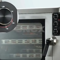 Four à convection au gaz commercial, four de comptoir à 2 plateaux pour supermarché, charcuterie, cuisson rapide