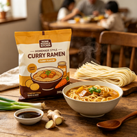 Best Selling 200g Curry Chicken Flavor Ramen Instant Noodles Halal Certified Bulk Export to EU US