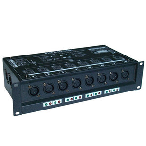 Amplificateur de signal DMX512 Fengya 8 voies, séparateur <span class=keywords><strong>DMX</strong></span>, prise XLR <span class=keywords><strong>3</strong></span> <span class=keywords><strong>broches</strong></span>, installation facile, portable pour éclairage de scène, éclairage PAR <span class=keywords><strong>DMX</strong></span> - Product Image 2