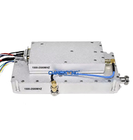 Módulo Amplificador de RF de Banda Ancha 1500-2500MHz 100W con Monitoreo de Estado de Temperatura, Corriente y Voltaje, Fuente de Señal DDS para Anti-UAV