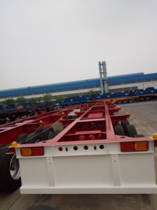 Semirremolque Esqueleto CIMC de 40 pies, Tres Ejes, RHINOX, 13T, 40000 kg de Carga Útil, Tren de Aterrizaje JOST para Certificación <span class=keywords><strong>ADR</strong></span> Estándar Australiano - Product Image 6