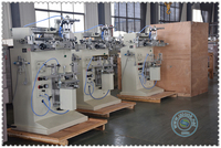 Máquina de Impresión de Serigrafía Rotativa Semiautomática para Impresión de Botellas, Vasos de Plástico, Acrílico, Vidrio, Pulseras de Silicona
