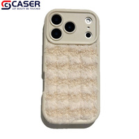 Nouvelle Arrivée Coque de Téléphone Portable en TPU Personnalisée avec Design Échelle, Doublure en Peluche, Simple et Anti-Chute pour iPhone 17 Air, 16 Pro Max, 15, 14
