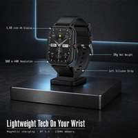 Montre connectée AMOLED à écran rectangulaire de 1,93 pouce, 368 x 448, couronne rotative, 123 modes sportifs, appels Bluetooth, oxymètre de sang, Z207