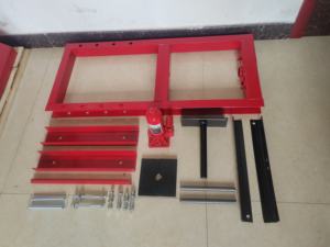 Presse hydraulique d'atelier en acier à cadre en H 6T, presse de garage pratique avec table de travail réglable en hauteur, plaques pour crics de voiture - Product Image 6