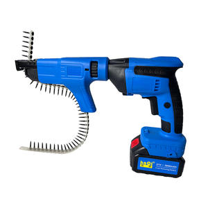 Pistola de Clavos Inalámbrica Automática Portátil, Motor sin Escobillas para Trabajos de Madera Industriales y Bricolaje, Batería de 1 Año, Clavos con Cabeza de Plástico - Product Image 1