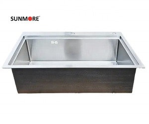 Handmade Stainless Steel <b>Kitchen</b> <b>Sink</b> Single Double Bowl Nano Coating Anti-Noise <b>Kitchen</b> <b>Sink</b> - Product Image 4