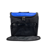 Sac à fermeture éclair en nylon PS4 avec grande capacité, design simple et durable, poignée, bandoulière, rangement pour console et accessoires de jeu