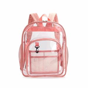 Mochilas Escolares Personalizadas con Logotipo, Lindas Mochilas de Viaje Rosadas, Mochilas Transparentes de PVC para Estudiantes, Niños y Niñas - Product Image 4