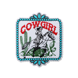 Personalized Western Trendy Hat <b>Patch</b> Rose Badge Iron <b>On</b>/Self-Adhesive/<b>Sew</b>-<b>On</b> Embroidery <b>Patches</b> for Caps - Product Image 2