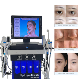 Precio de Fábrica, Máquina Facial de Hidrodermoabrasión 18 en 1, Hidro Skin, Chorro de Oxígeno, Aspiradora, Limpiador Profundo de Puntos Negros, Cuidado de la Piel con Oxígeno - Product Image 3